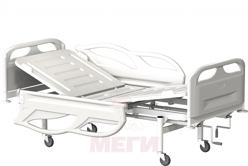 Кровать медицинская функциональная двухсекционная КФ2-01-МСК (код МСК-3102)