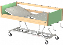 Кровать медицинская функциональная трёхсекционная КМФТ144-МСК (код МСК-6144)