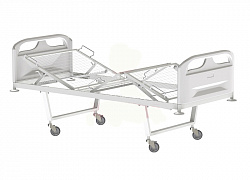 Кровать функциональная трехсекционная КФ3-01-МСК, на колесах (код МСК-103П)